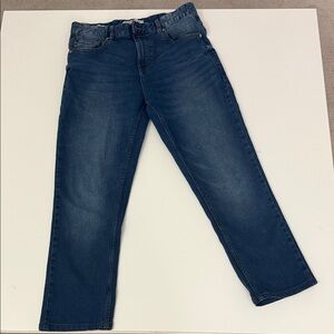 Calvin Klein Slim Straight Jeans Womens 18 Blue Denim